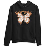Air Jordan 1 Praline shirt to match jordans Butterfly sneaker tees AJ1Praline SNRT Sneaker Release Tees Unisex Black 2 T-Shirt