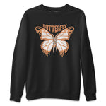 Air Jordan 1 Praline shirt to match jordans Butterfly sneaker tees AJ1Praline SNRT Sneaker Release Tees Unisex Black 2 T-Shirt
