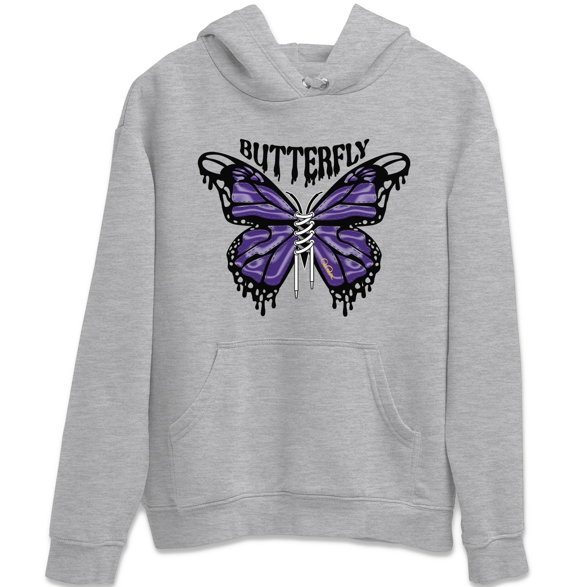 Air Jordan 12 Field Purple Sneaker Match Tees Butterfly Sneaker Tees AJJordan 12 Lakers Sneaker Release Tees Unisex Shirts Heather Grey 2