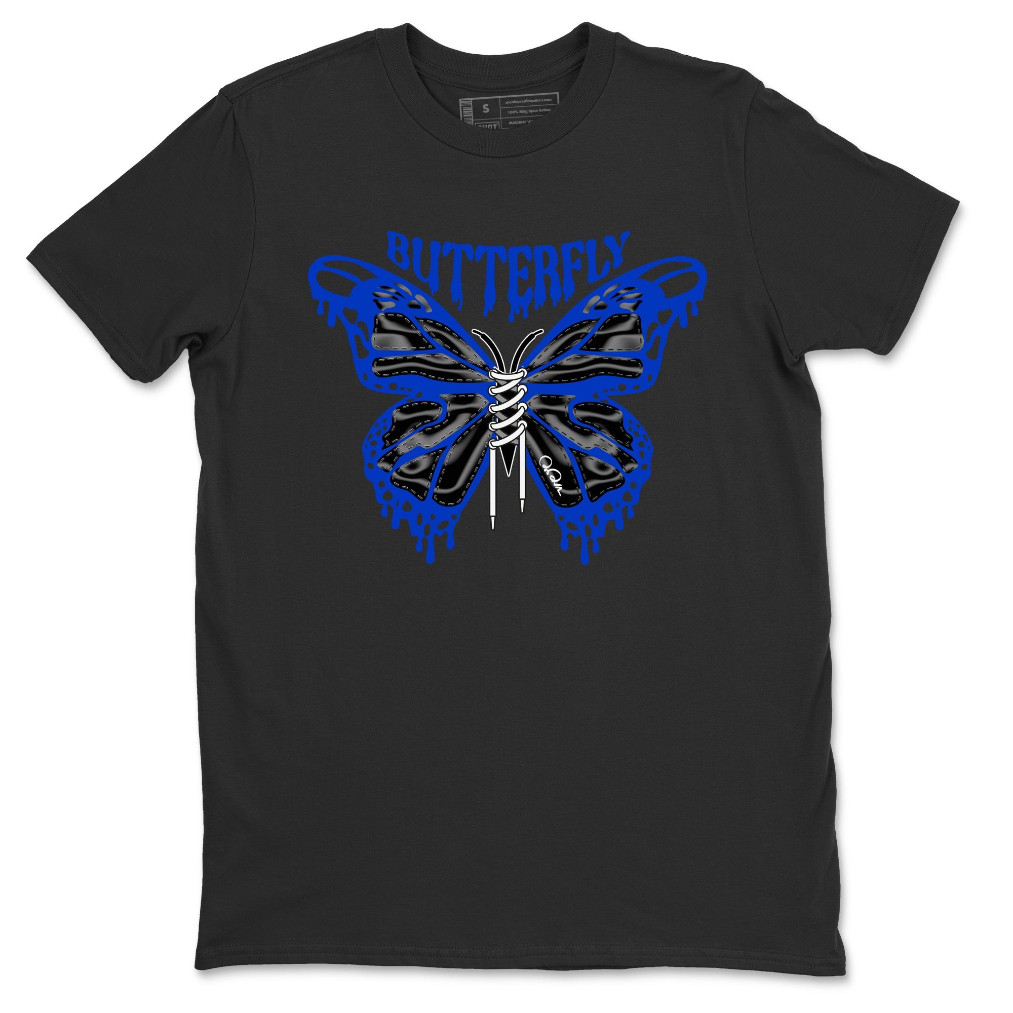 Air Jordan 14 Laney Sneaker Match Tees Butterfly Sneaker Tees AJ14 Laney Sneaker Release Tees Unisex Shirts Black 2