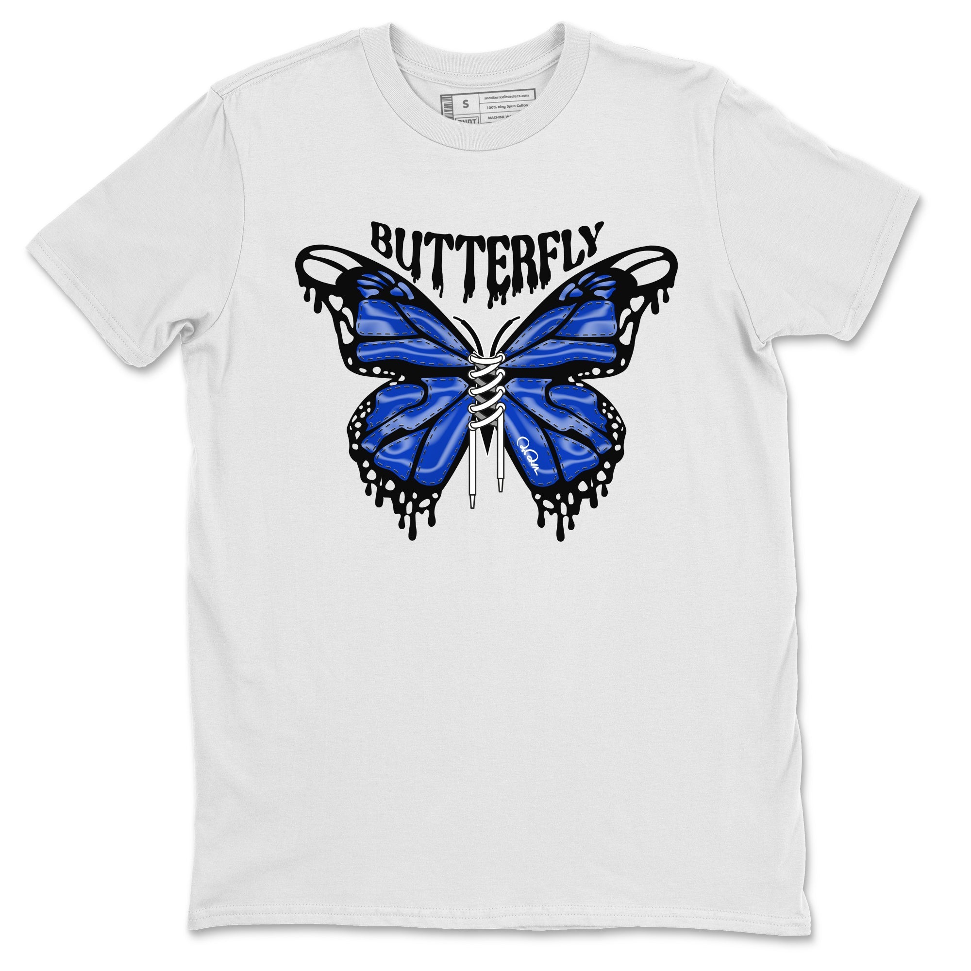 Air Jordan 14 Laney Sneaker Match Tees Butterfly Sneaker Tees AJ14 Laney Sneaker Release Tees Unisex Shirts White 2