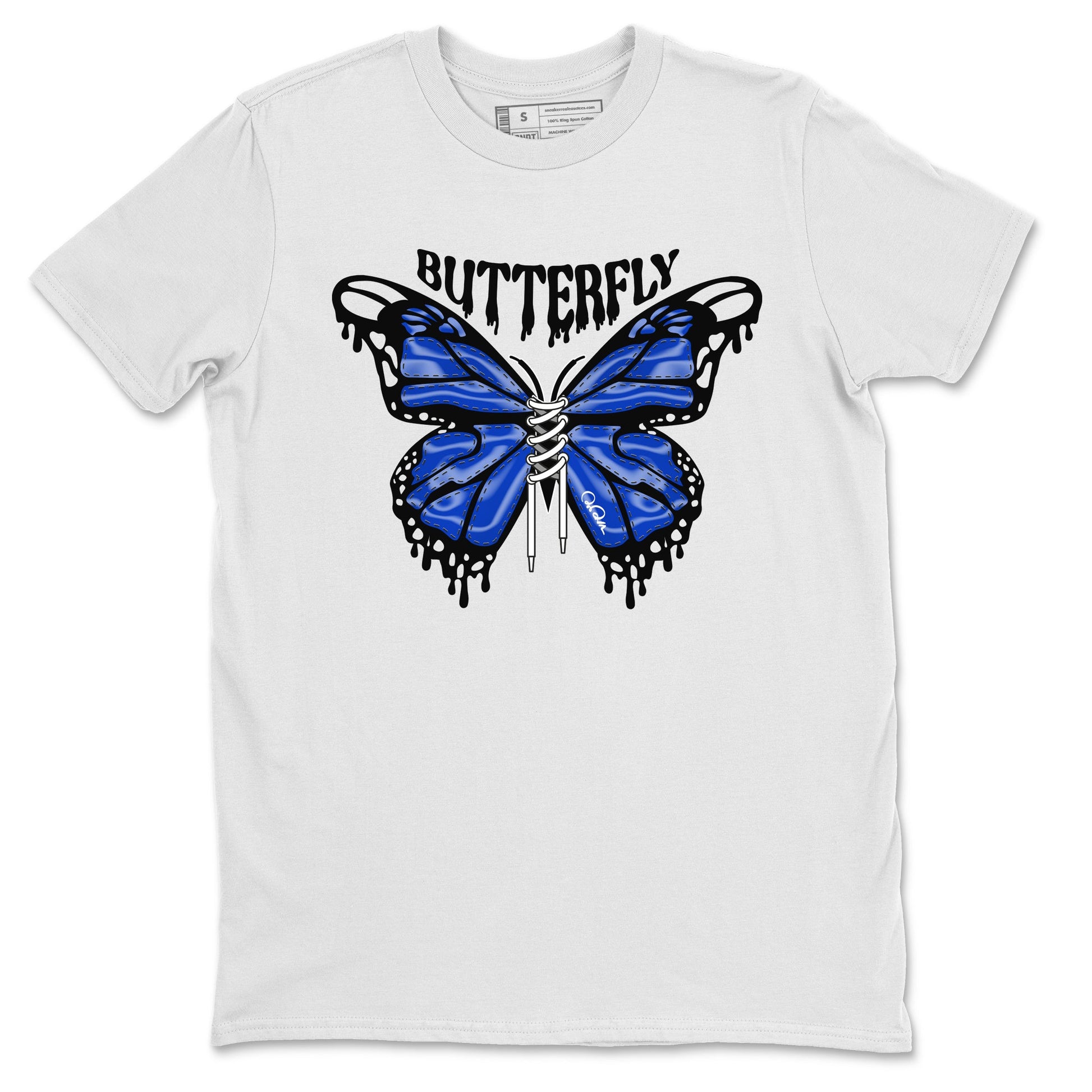 Air Jordan 14 Laney Sneaker Match Tees Butterfly Sneaker Tees AJ14 Laney Sneaker Release Tees Unisex Shirts White 2
