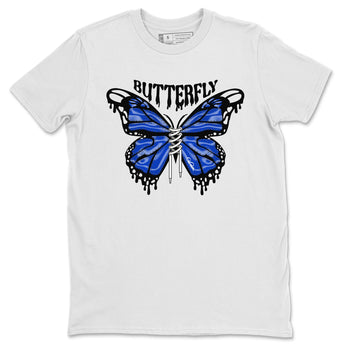 Air Jordan 14 Laney Sneaker Match Tees Butterfly Sneaker Tees AJ14 Laney Sneaker Release Tees Unisex Shirts White 2
