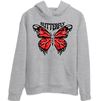 Air Jordan 6 Toro Bravo Sneaker Match Tees Butterfly Sneaker Tees AJ6 Toro Bravo Sneaker Release Tees Unisex Shirts Heather Grey 2