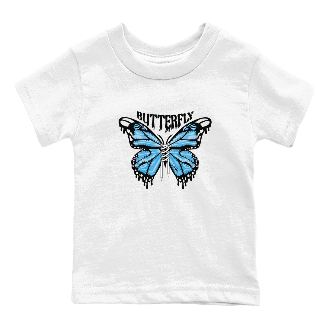 9s Powder Blue shirt to match jordans Butterfly sneaker tees Air Jordan 9 Powder Blue SNRT sneaker release tees baby toddler White 2 cotton Shirt