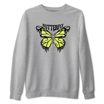 Dunk Mid Premium shirt to match jordans Butterfly sneaker tees halloween horror nights Nike Dunk Halloween SNRT Sneaker Release Tees Unisex Heather Grey 2 T-Shirt