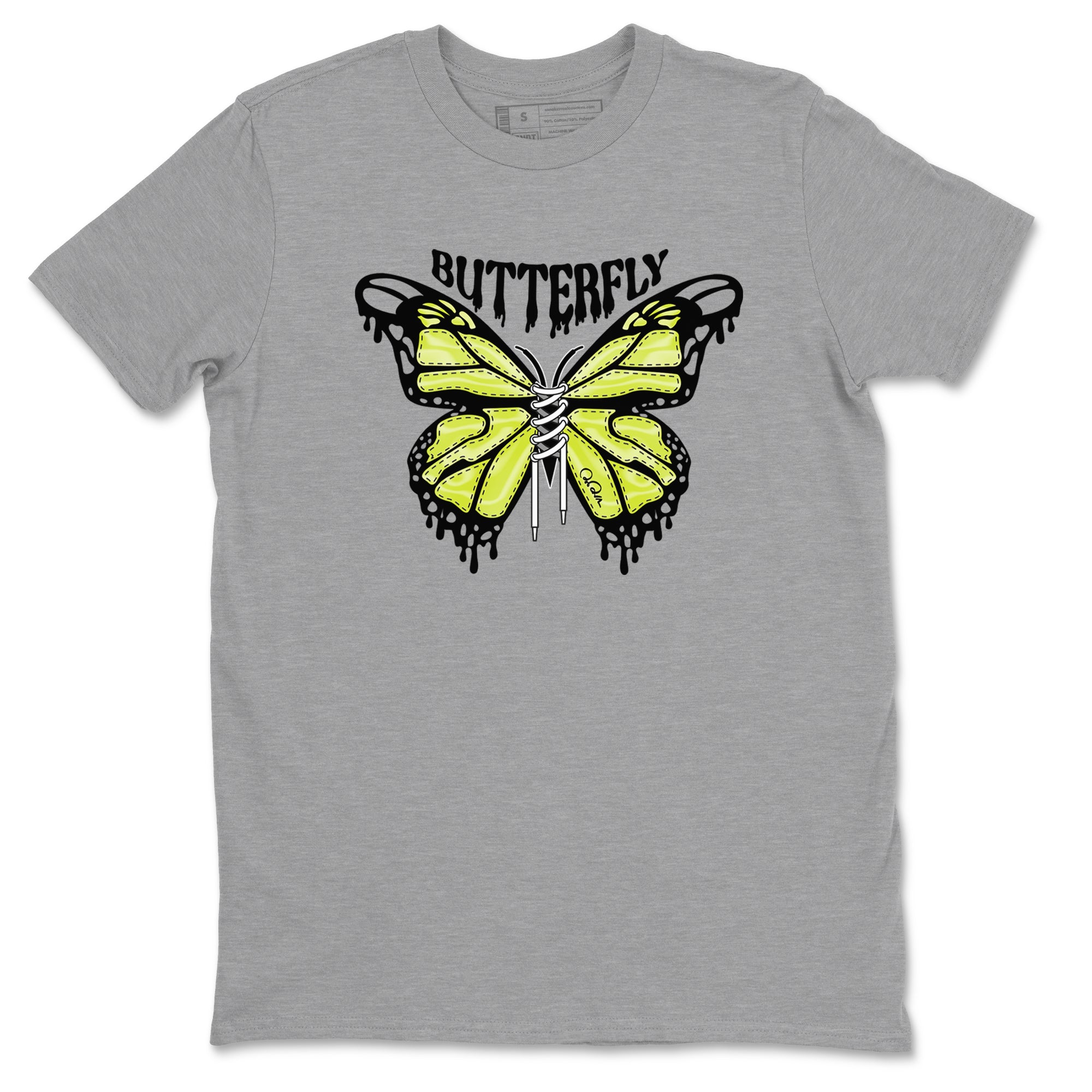 Dunk Mid Premium shirt to match jordans Butterfly sneaker tees halloween horror nights Nike Dunk Halloween SNRT Sneaker Release Tees Unisex Heather Grey 2 T-Shirt