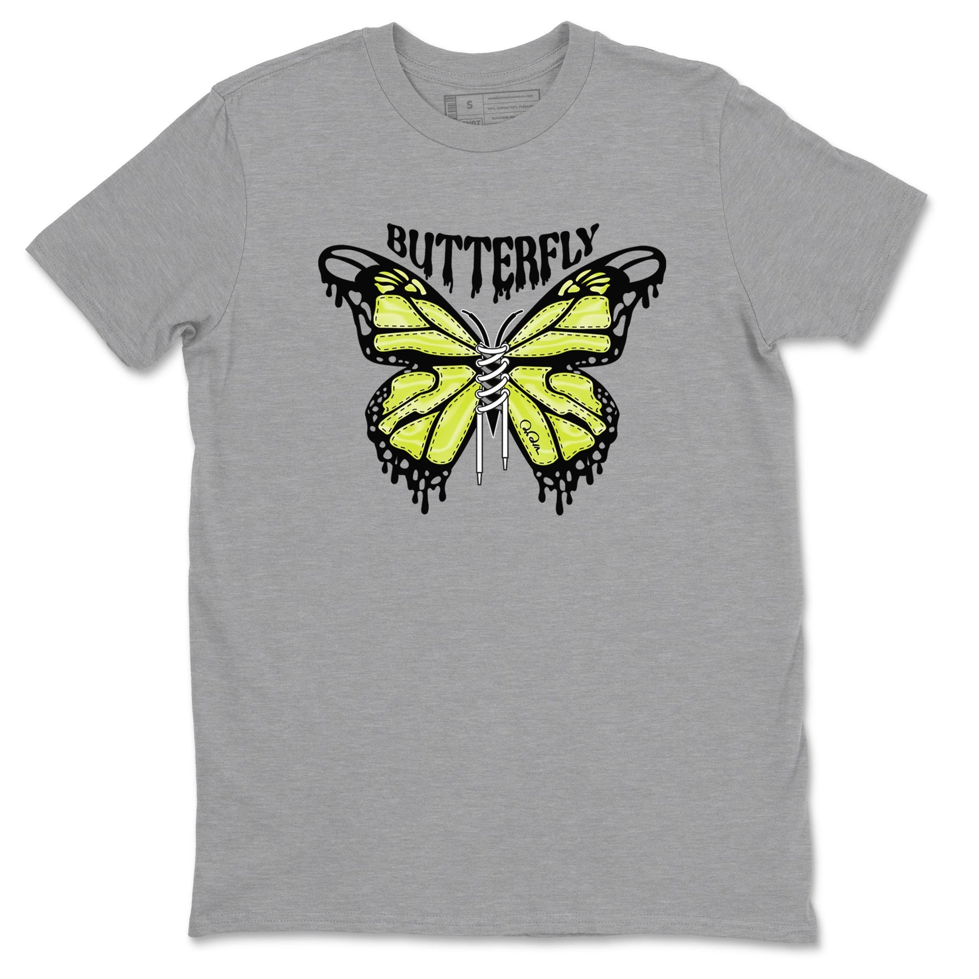 Dunk Mid Premium shirt to match jordans Butterfly sneaker tees halloween horror nights Nike Dunk Halloween SNRT Sneaker Release Tees Unisex Heather Grey 2 T-Shirt