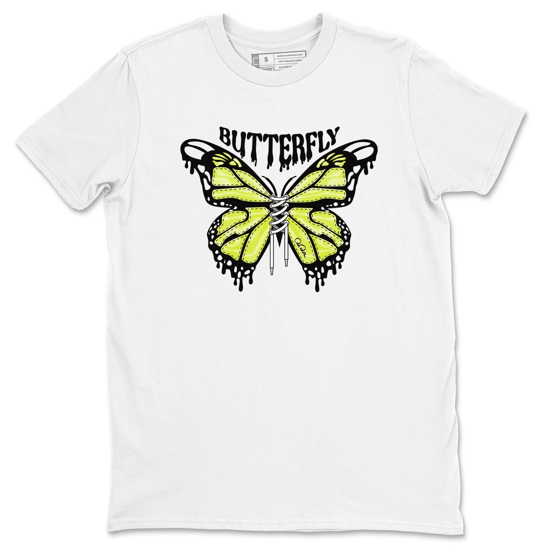 Dunk Mid Premium shirt to match jordans Butterfly sneaker tees halloween horror nights Nike Dunk Halloween SNRT Sneaker Release Tees Unisex White 2 T-Shirt
