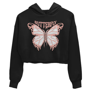 Dunk Rose Whisper shirt to match jordans Butterfly sneaker tees Nike Dunk LowRose Whisper SNRT Sneaker Release Tees Black 2 Crop T-Shirt