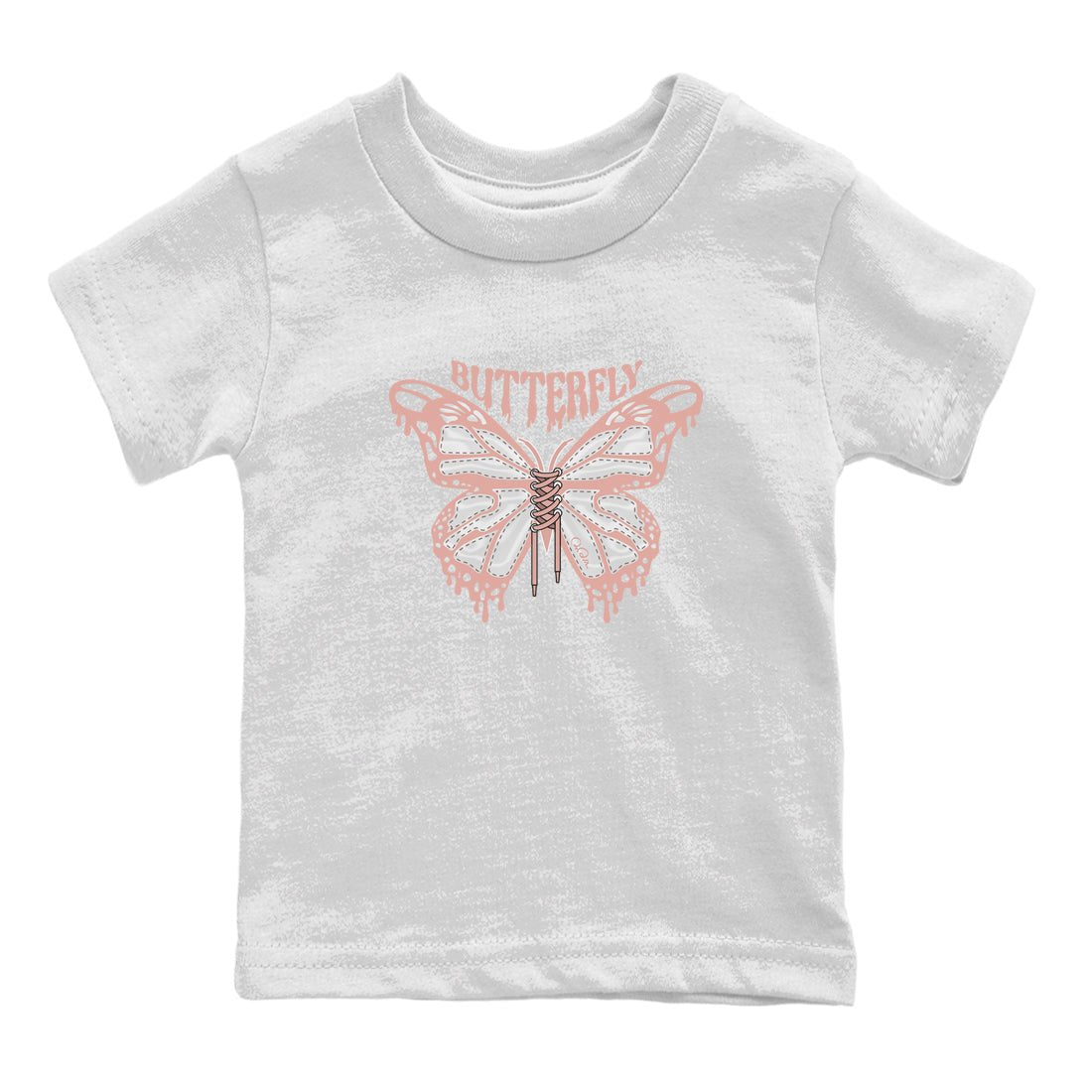 Dunk Rose Whisper shirt to match jordans Butterfly sneaker tees Nike Dunk LowRose Whisper SNRT Sneaker Release Tees Baby Toddler White 2 T-Shirt