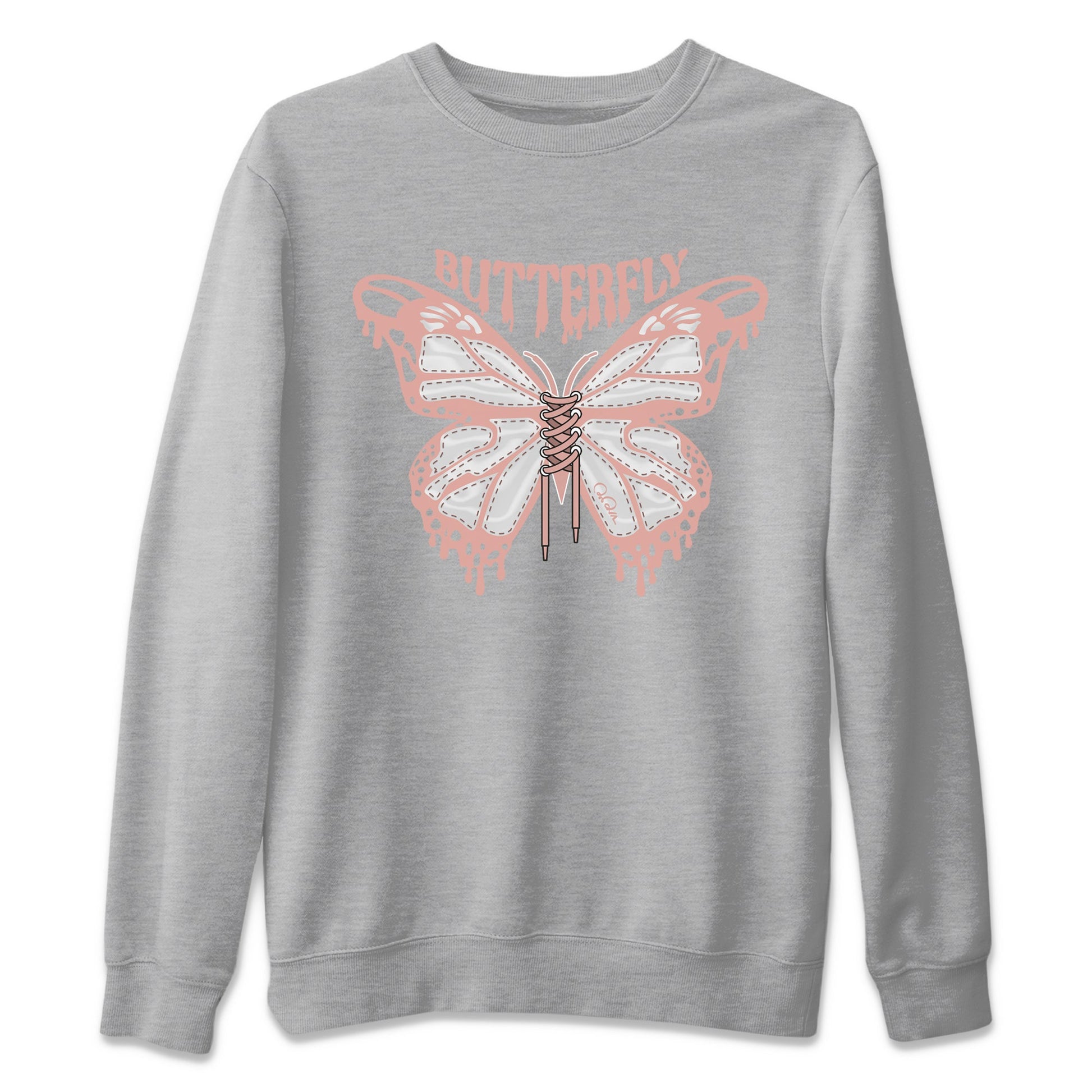Dunk Rose Whisper shirt to match jordans Butterfly sneaker tees Nike Dunk LowRose Whisper SNRT Sneaker Release Tees Unisex Heather Grey 2 T-Shirt