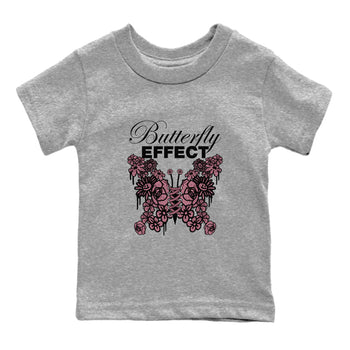 Air Jordan 1 Mauve shirt to match jordans Butterfly Effect sneaker tees AJ1 Mauve SNRT Sneaker Release Tees Baby Toddler Heather Grey 2 T-Shirt
