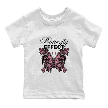 Air Jordan 1 Mauve shirt to match jordans Butterfly Effect sneaker tees AJ1 Mauve SNRT Sneaker Release Tees Baby Toddler White 2 T-Shirt