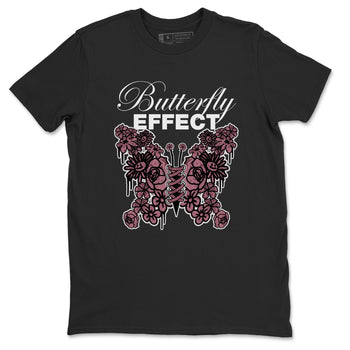 Air Jordan 1 Mauve shirt to match jordans Butterfly Effect sneaker tees AJ1 Mauve SNRT Sneaker Release Tees Unisex Black 2 T-Shirt