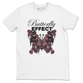 Air Jordan 1 Mauve shirt to match jordans Butterfly Effect sneaker tees AJ1 Mauve SNRT Sneaker Release Tees Unisex White 2 T-Shirt