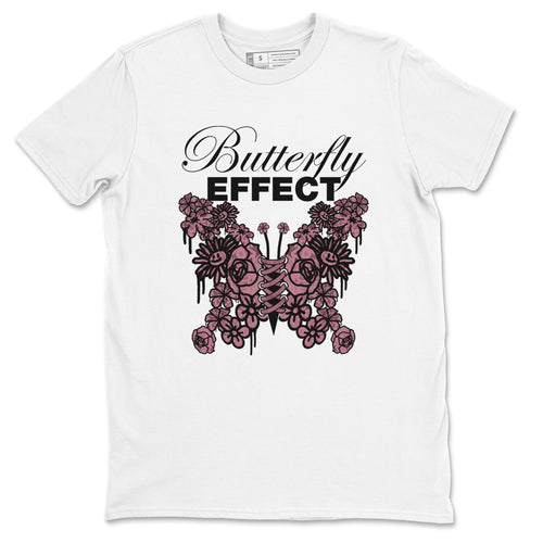 Air Jordan 1 Mauve shirt to match jordans Butterfly Effect sneaker tees AJ1 Mauve SNRT Sneaker Release Tees Unisex White 2 T-Shirt