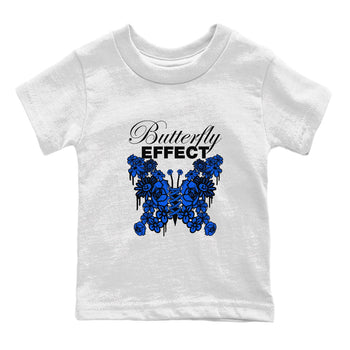Air Jordan 1 Royal Reimagined shirt to match jordans Butterfly Effect sneaker tees AJ1 Royal Reimagined SNRT Sneaker Release Tees Baby Toddler White 2 T-Shirt