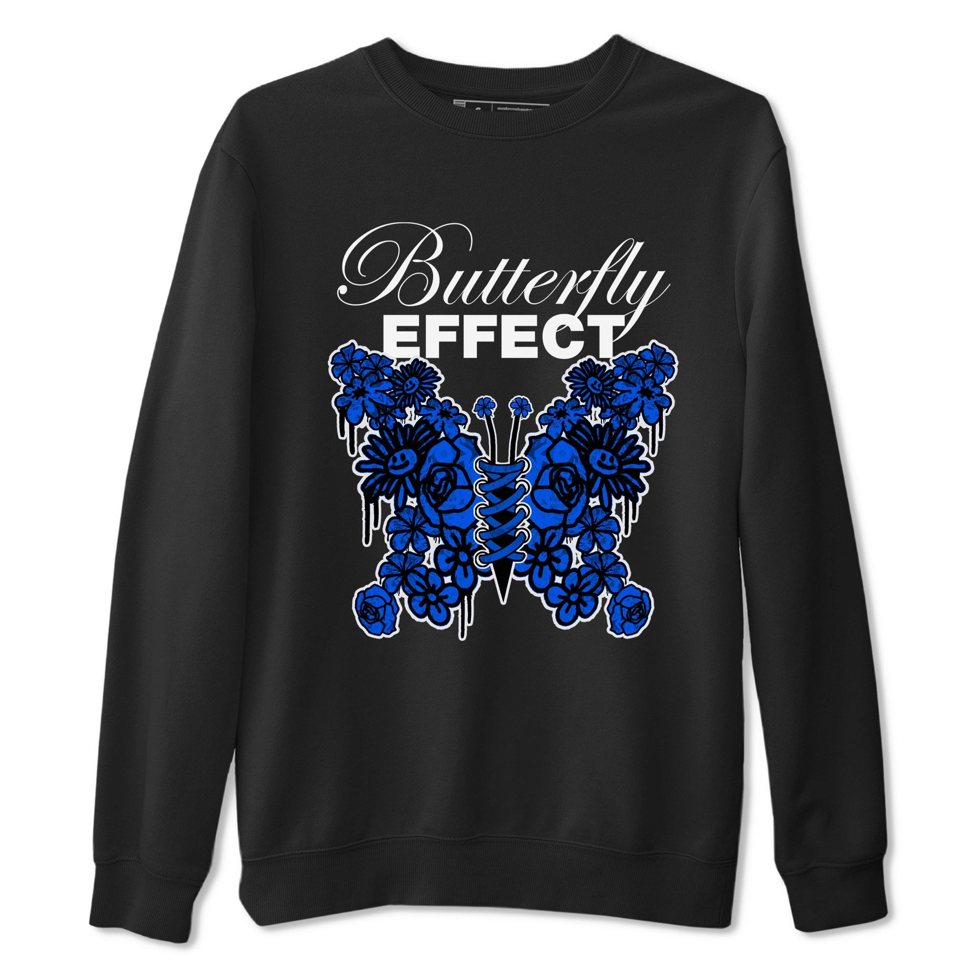 Air Jordan 1 Royal Reimagined shirt to match jordans Butterfly Effect sneaker tees AJ1 Royal Reimagined SNRT Sneaker Release Tees Unisex Black 2 T-Shirt