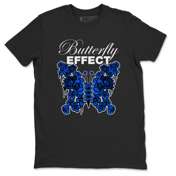 Air Jordan 1 Royal Reimagined shirt to match jordans Butterfly Effect sneaker tees AJ1 Royal Reimagined SNRT Sneaker Release Tees Unisex Black 2 T-Shirt