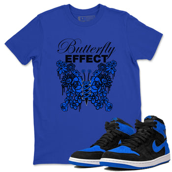Air Jordan 1 Royal Reimagined shirt to match jordans Butterfly Effect sneaker tees AJ1 Royal Reimagined SNRT Sneaker Release Tees Unisex Royal Blue 1 T-Shirt