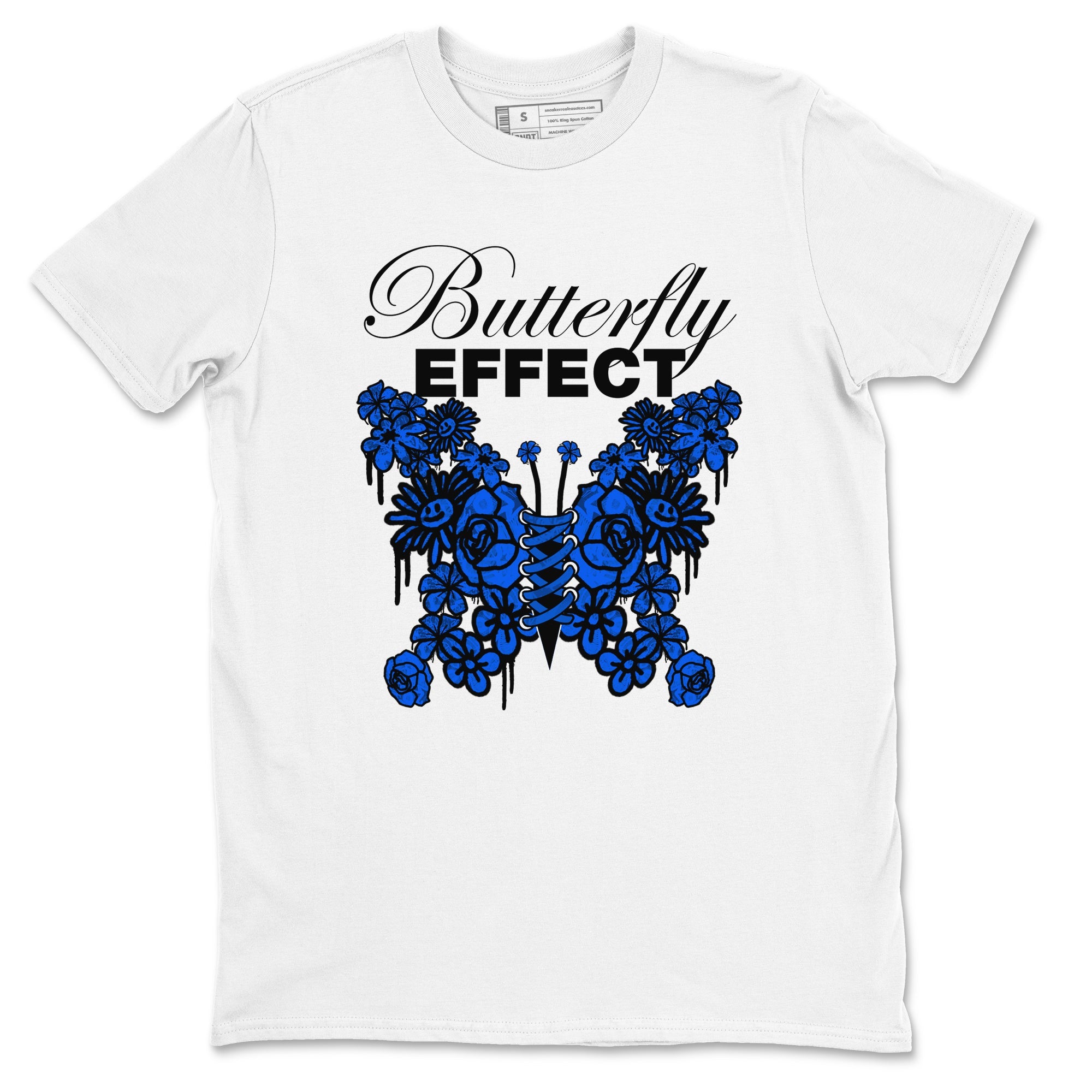 Air Jordan 1 Royal Reimagined shirt to match jordans Butterfly Effect sneaker tees AJ1 Royal Reimagined SNRT Sneaker Release Tees Unisex White 2 T-Shirt