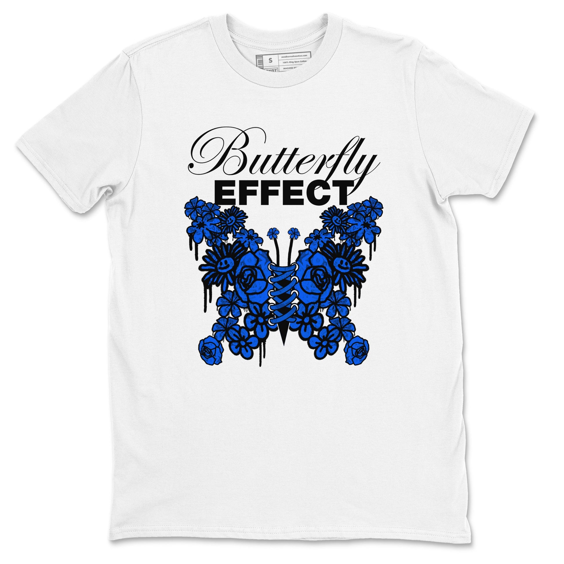 Air Jordan 1 Royal Reimagined shirt to match jordans Butterfly Effect sneaker tees AJ1 Royal Reimagined SNRT Sneaker Release Tees Unisex White 2 T-Shirt