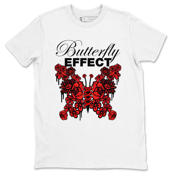 Air Jordan 1 Satin Bred shirt to match jordans Butterfly Effect sneaker tees AJ1 Satin Bred SNRT Sneaker Release Tees Unisex White 2 T-Shirt