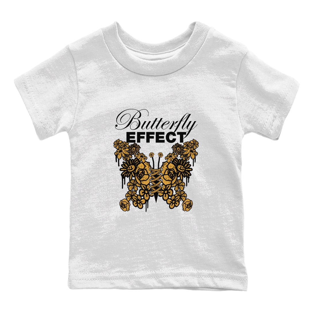 Air Jordan 13 Wheat shirt to match jordans Butterfly Effect sneaker tees AJ13 Wheat SNRT Sneaker Release Tees Baby Toddler White 2 T-Shirt