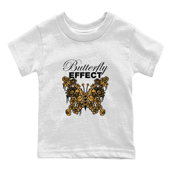 Air Jordan 13 Wheat shirt to match jordans Butterfly Effect sneaker tees AJ13 Wheat SNRT Sneaker Release Tees Baby Toddler White 2 T-Shirt