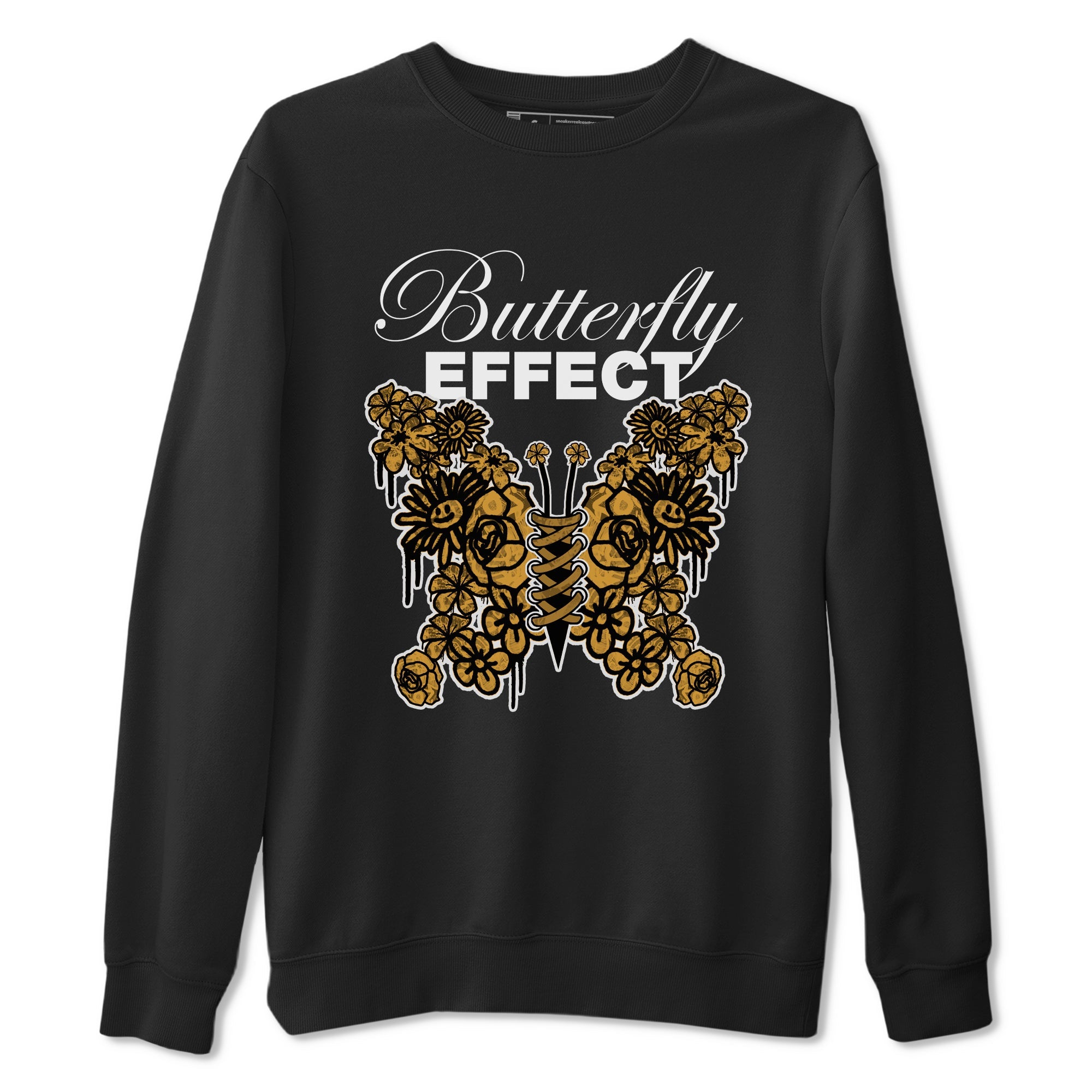 Air Jordan 13 Wheat shirt to match jordans Butterfly Effect sneaker tees AJ13 Wheat SNRT Sneaker Release Tees Unisex Black 2 T-Shirt