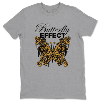 Air Jordan 13 Wheat shirt to match jordans Butterfly Effect sneaker tees AJ13 Wheat SNRT Sneaker Release Tees Unisex Heather Grey 2 T-Shirt
