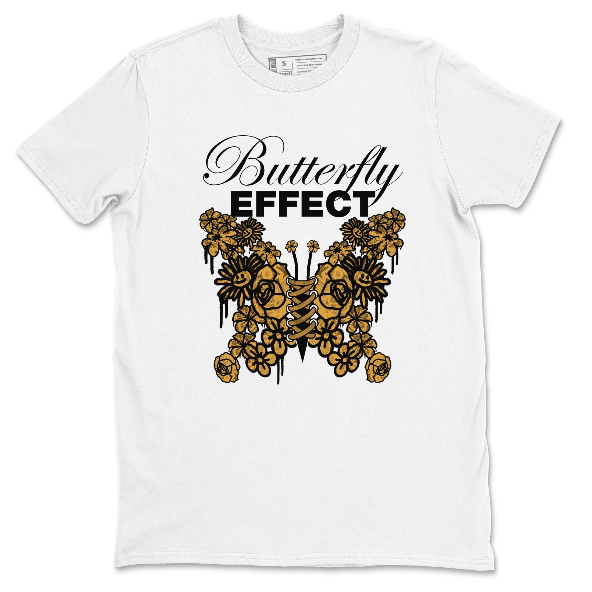 Air Jordan 13 Wheat shirt to match jordans Butterfly Effect sneaker tees AJ13 Wheat SNRT Sneaker Release Tees Unisex White 2 T-Shirt