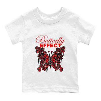 4s Bred Reimagined shirt to match jordans Butterfly Effect sneaker tees Air Jordan 4 Bred Reimagined SNRT Sneaker Release Tees Baby Toddler White 2 T-Shirt