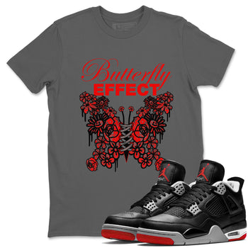 4s Bred Reimagined shirt to match jordans Butterfly Effect sneaker tees Air Jordan 4 Bred Reimagined SNRT Sneaker Release Tees Unisex Cool Grey 1 T-Shirt