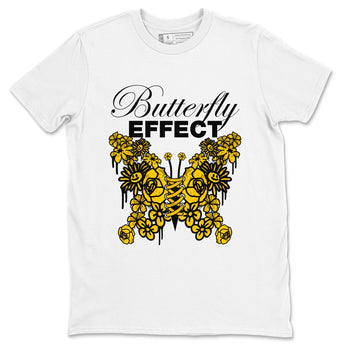 Air Jordan 6 Yellow Ochre shirt to match jordans Butterfly Effect sneaker tees AJ6 Yellow Ochre SNRT Sneaker Release Tees Unisex White 2 T-Shirt