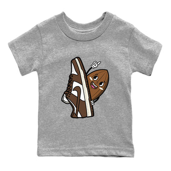 Dunk Low Cacao Wow shirt to match jordans Cacao Friend sneaker tees Special Valentine's Day Couple Shirt Dunk Cacao Wow SNRT Sneaker Tees Sneaker Matching Shirt Baby Toddler Heather Grey 2 T-Shirt