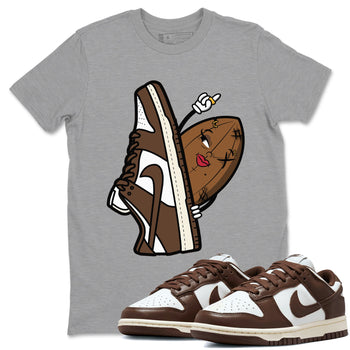 Dunk Low Cacao Wow shirt to match jordans Cacao Friend sneaker tees Special Valentine's Day Couple Shirt Dunk Cacao Wow SNRT Sneaker Tees Sneaker Matching Shirt Unisex Heather Grey 1 T-Shirt