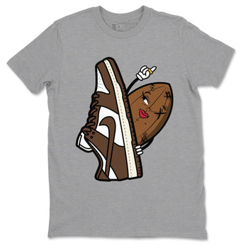 Dunk Low Cacao Wow shirt to match jordans Cacao Friend sneaker tees Special Valentine's Day Couple Shirt Dunk Cacao Wow SNRT Sneaker Tees Sneaker Matching Shirt Unisex Heather Grey 2 T-Shirt