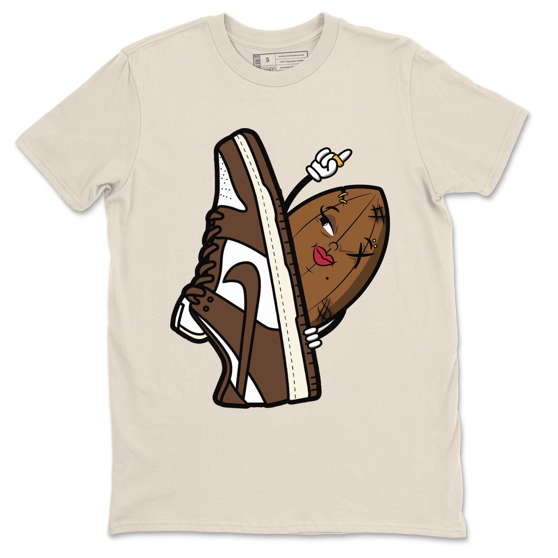 Dunk Low Cacao Wow shirt to match jordans Cacao Friend sneaker tees Special Valentine's Day Couple Shirt Dunk Cacao Wow SNRT Sneaker Tees Sneaker Matching Shirt Unisex Natural 2 T-Shirt