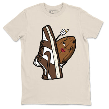 Dunk Low Cacao Wow shirt to match jordans Cacao Friend sneaker tees Special Valentine's Day Couple Shirt Dunk Cacao Wow SNRT Sneaker Tees Sneaker Matching Shirt Unisex Natural 2 T-Shirt