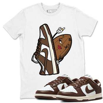 Dunk Low Cacao Wow shirt to match jordans Cacao Friend sneaker tees Special Valentine's Day Couple Shirt Dunk Cacao Wow SNRT Sneaker Tees Sneaker Matching Shirt Unisex White 1 T-Shirt