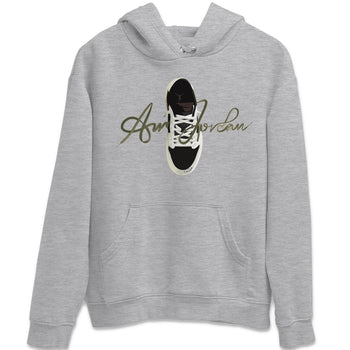 Jordan 1 Travis Scott Olive Sneaker Match Tees Caligraphy Shoe Lace Sneaker Tees Jordan 1 Travis Scott Olive Sneaker Release Tees Unisex Shirts