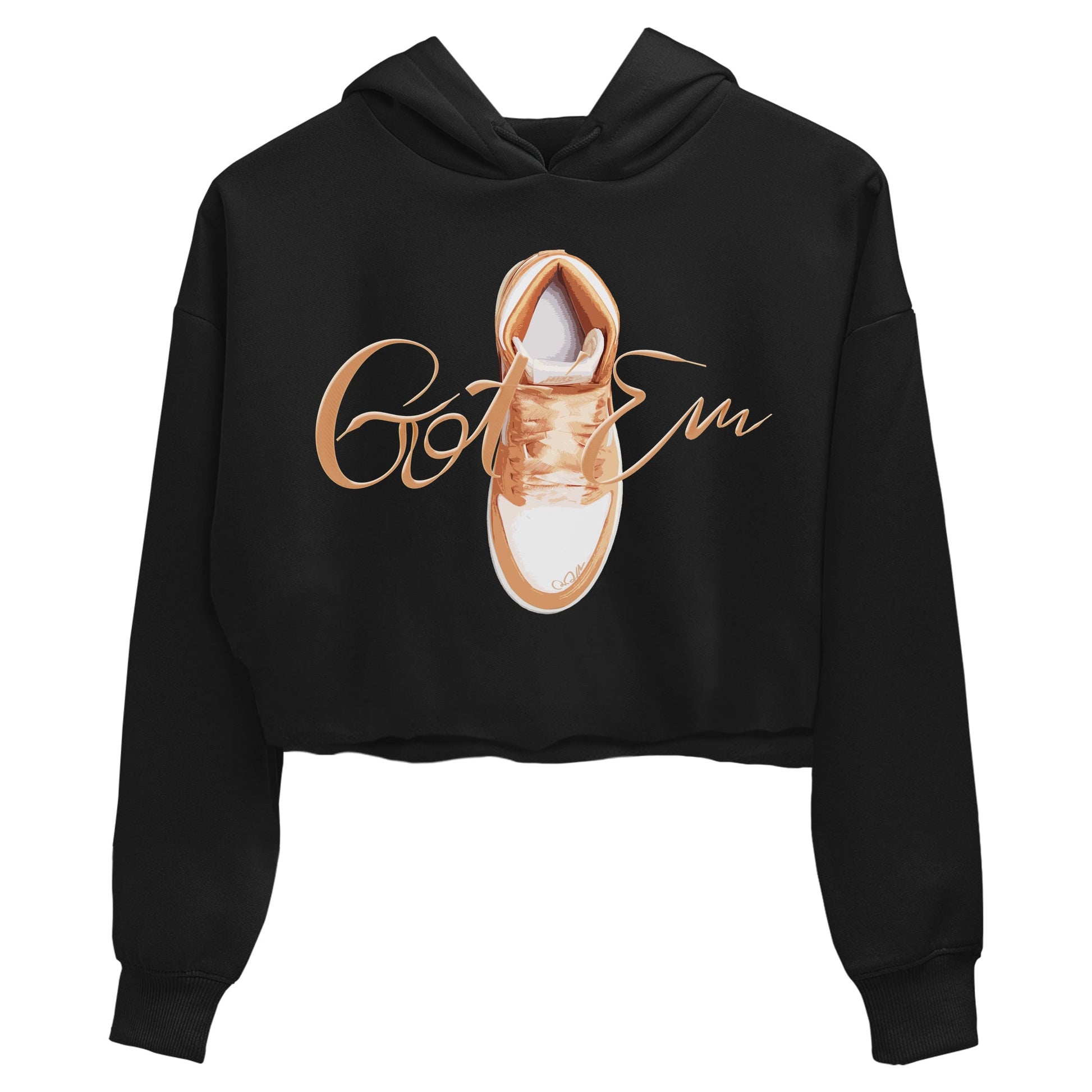 Air Jordan 1 Praline shirt to match jordans Caligraphy Shoe Lace sneaker tees AJ1Praline SNRT Sneaker Release Tees Black 2 Crop T-Shirt