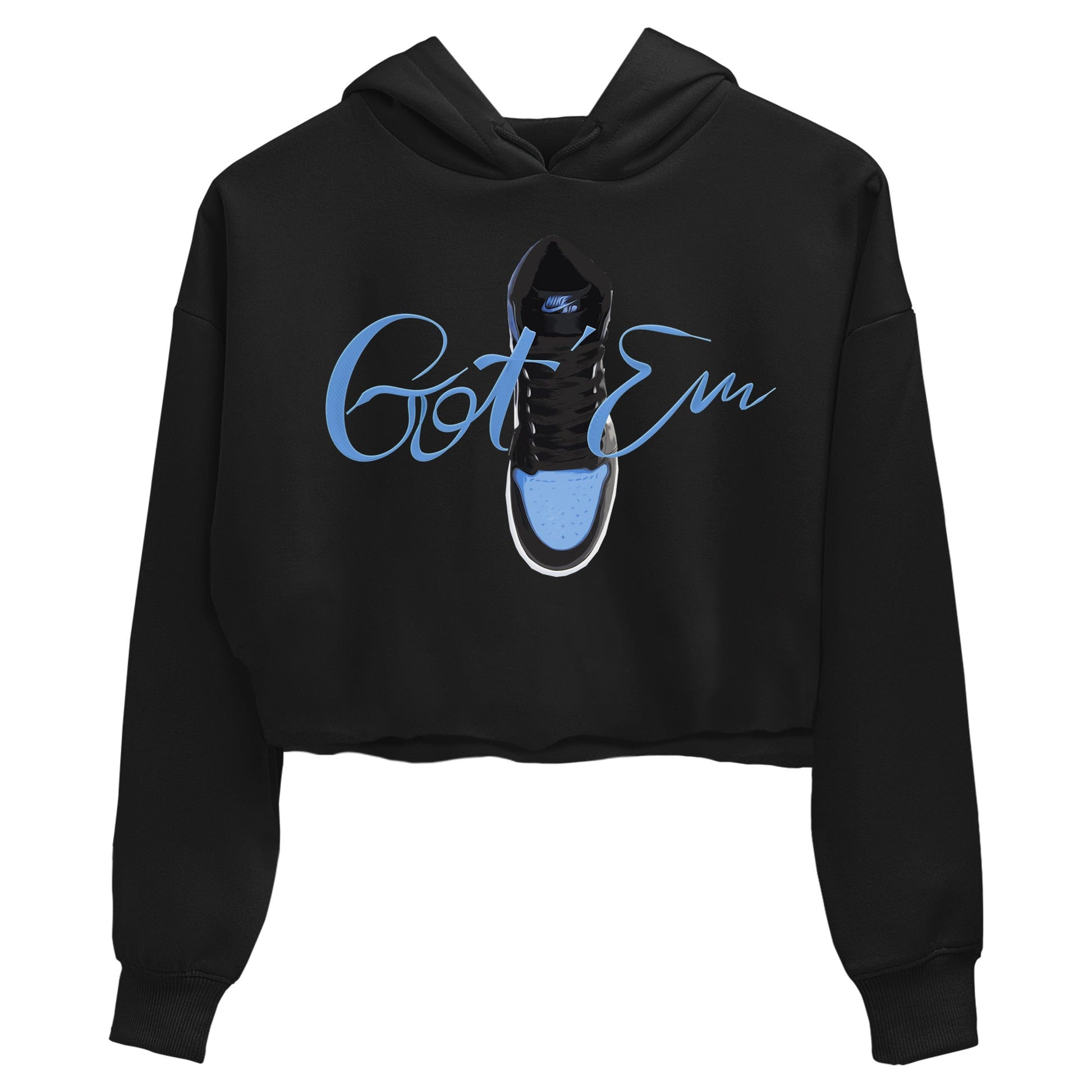 Air Jordan 1 Retro High OG UNC Toe Shirt to match Jordans Caligraphy Shoe Lace Sneaker Tees 1s UNC Toe SNRT Sneaker Release Tees Crop T-Shirts Black 2