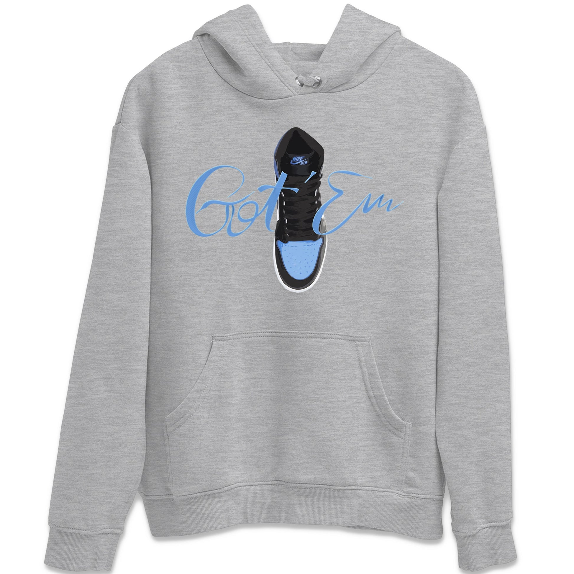 Air Jordan 1 Retro High OG UNC Toe Shirt to match Jordans Caligraphy Shoe Lace Sneaker Tees 1s UNC Toe SNRT Sneaker Release Tees Crew Neck T-Shirts Heather Grey 2