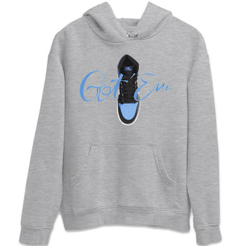 Air Jordan 1 Retro High OG UNC Toe Shirt to match Jordans Caligraphy Shoe Lace Sneaker Tees 1s UNC Toe SNRT Sneaker Release Tees Crew Neck T-Shirts Heather Grey 2