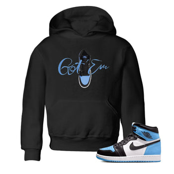 Air Jordan 1 Retro High OG UNC Toe Shirt to match Jordans Caligraphy Shoe Lace Sneaker Tees 1s UNC Toe SNRT Sneaker Release Tees Kids and Baby Tees Black 1