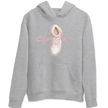 AJ1 Retro High OG Washed Pink Sneaker Match Tees Caligraphy Shoe Lace Sneaker Tees AJ1 Retro High OG Washed Pink Sneaker Release Tees Unisex Shirts Heather Grey 2