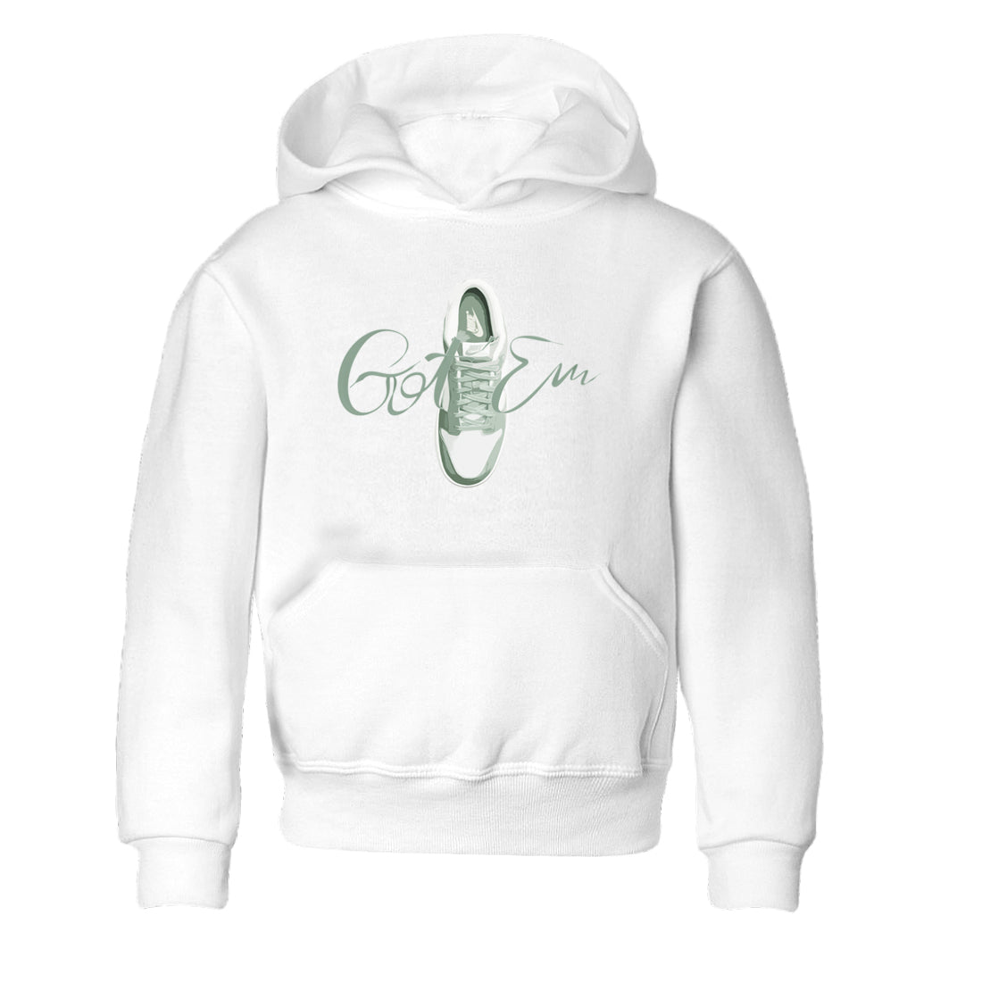 Dunk Mica Green Sneaker Match Tees Caligraphy Shoe Lace Sneaker Tees Dunk Low Mica Green Sneaker Release Tees Kids Shirts White 2